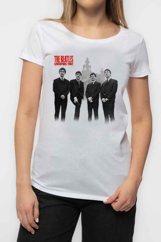 The Beatles In Liverpool Skinny Fit T Shirt