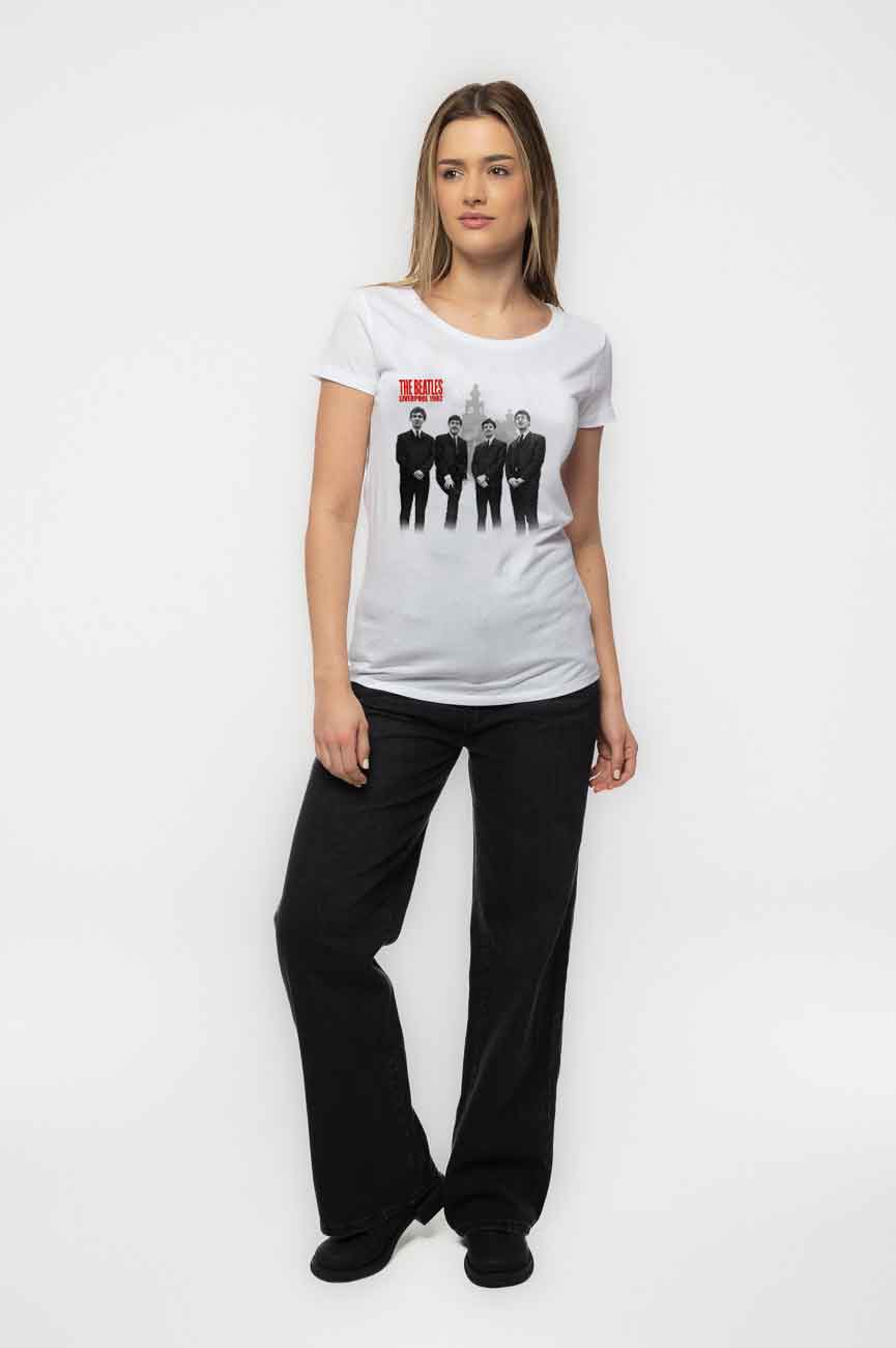 The Beatles In Liverpool Skinny Fit T Shirt