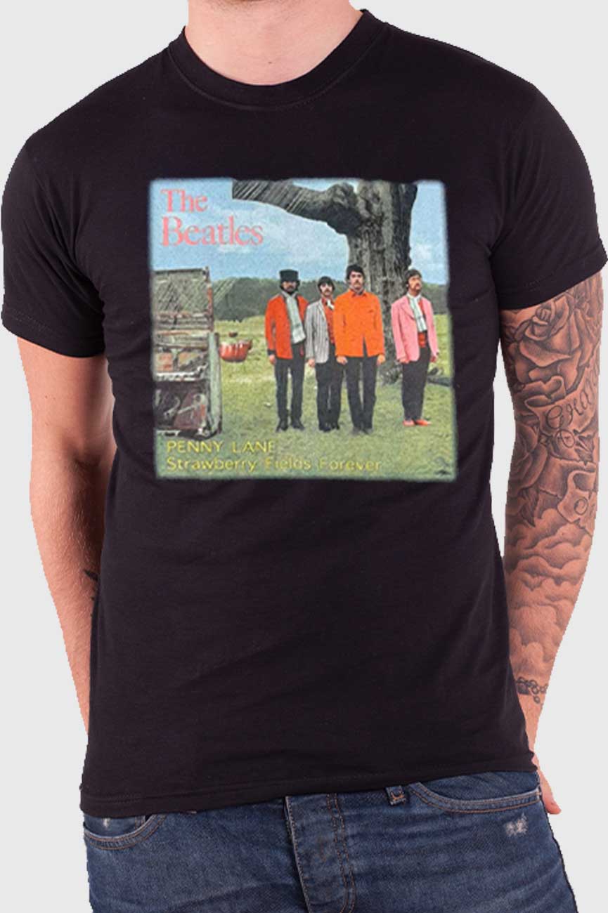 The Beatles Penny Lane Strawberry Fields Forever T Shirt