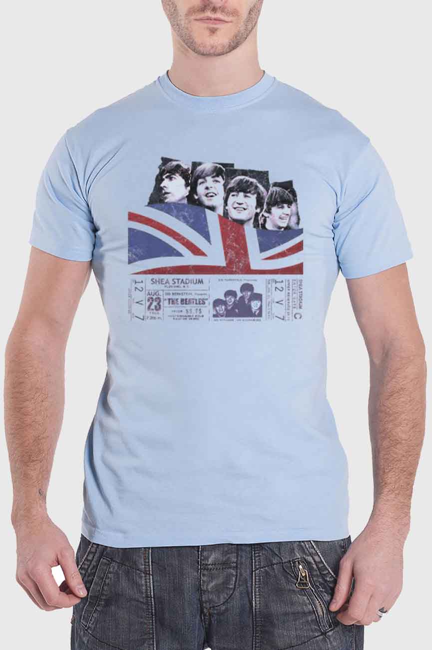 The Beatles Shea Stadium Poster T Shirt