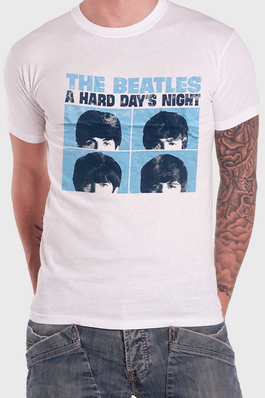 The Beatles Hard Days Night Pastel T Shirt