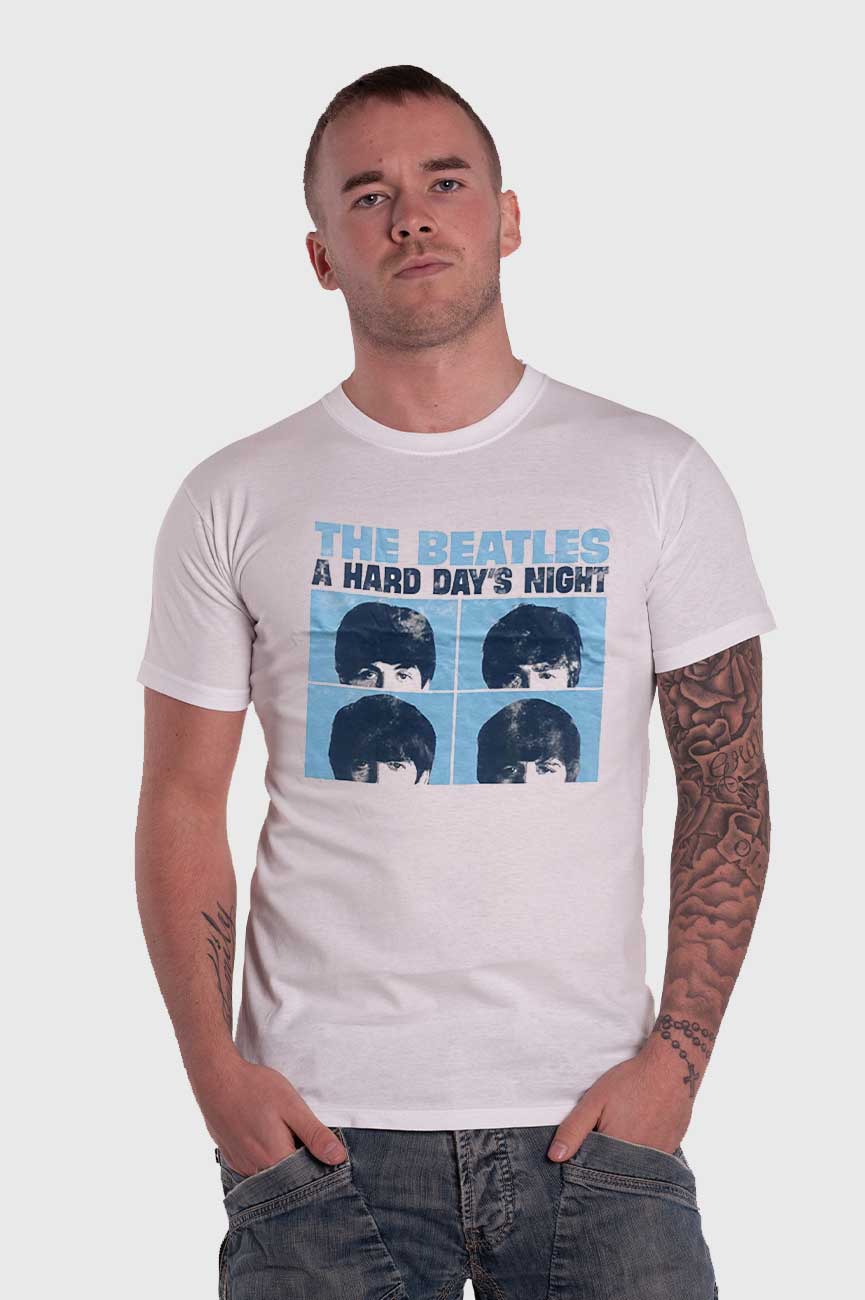 The Beatles Hard Days Night Pastel T Shirt