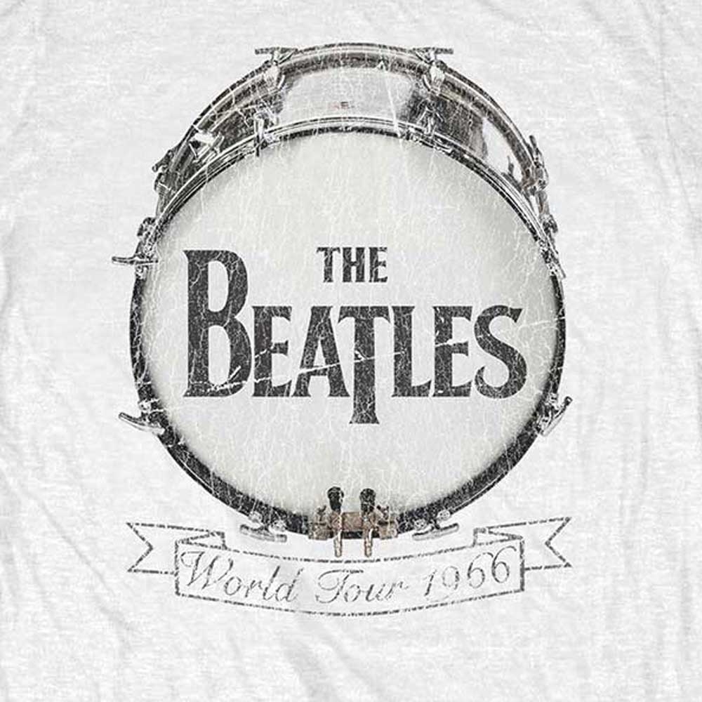 The Beatles World Tour 1966 Drum T Shirt