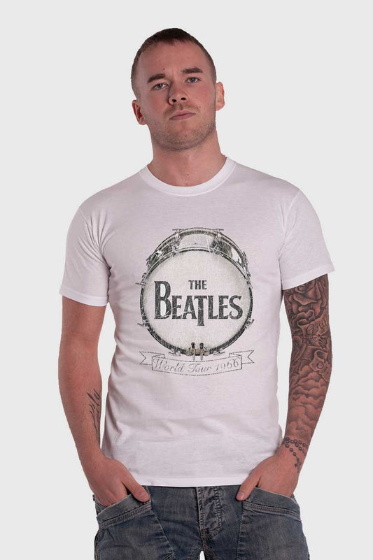 The Beatles World Tour 1966 Drum T Shirt