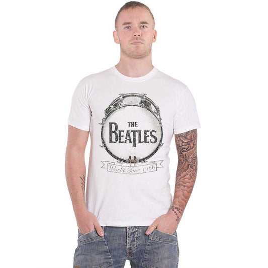 The Beatles World Tour 1966 Drum T Shirt