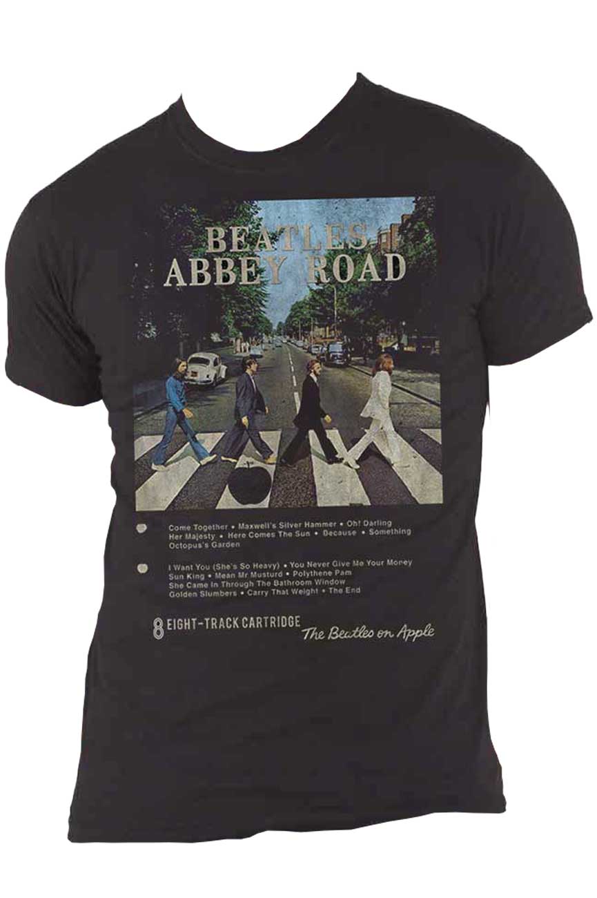 The Beatles Abbey Road 8 Track T Shirt