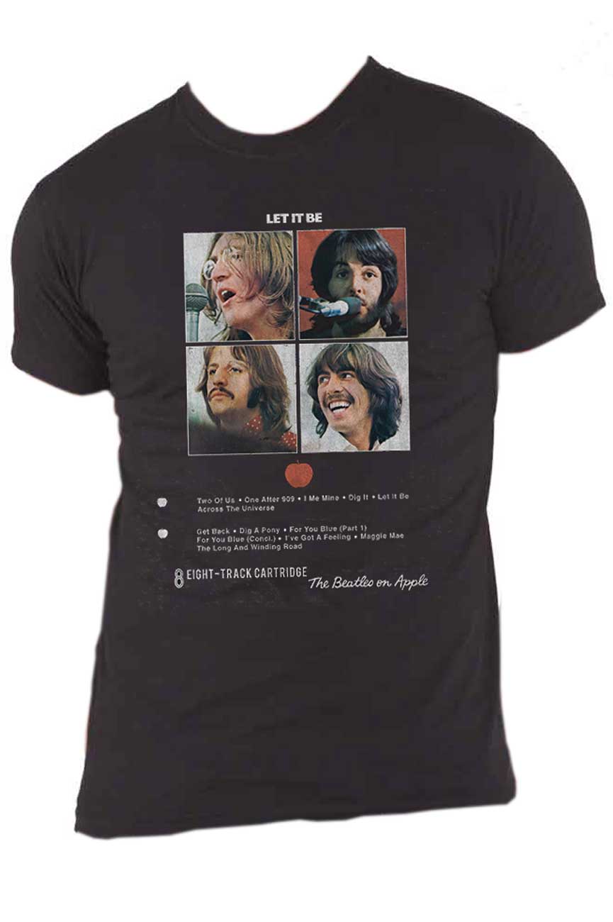 The Beatles Let It Be 8 Track T Shirt