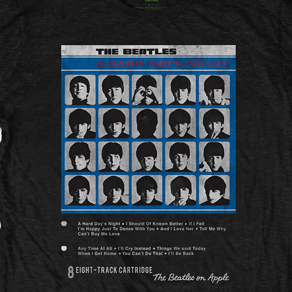 The Beatles Hard Days Night 8 Track T Shirt