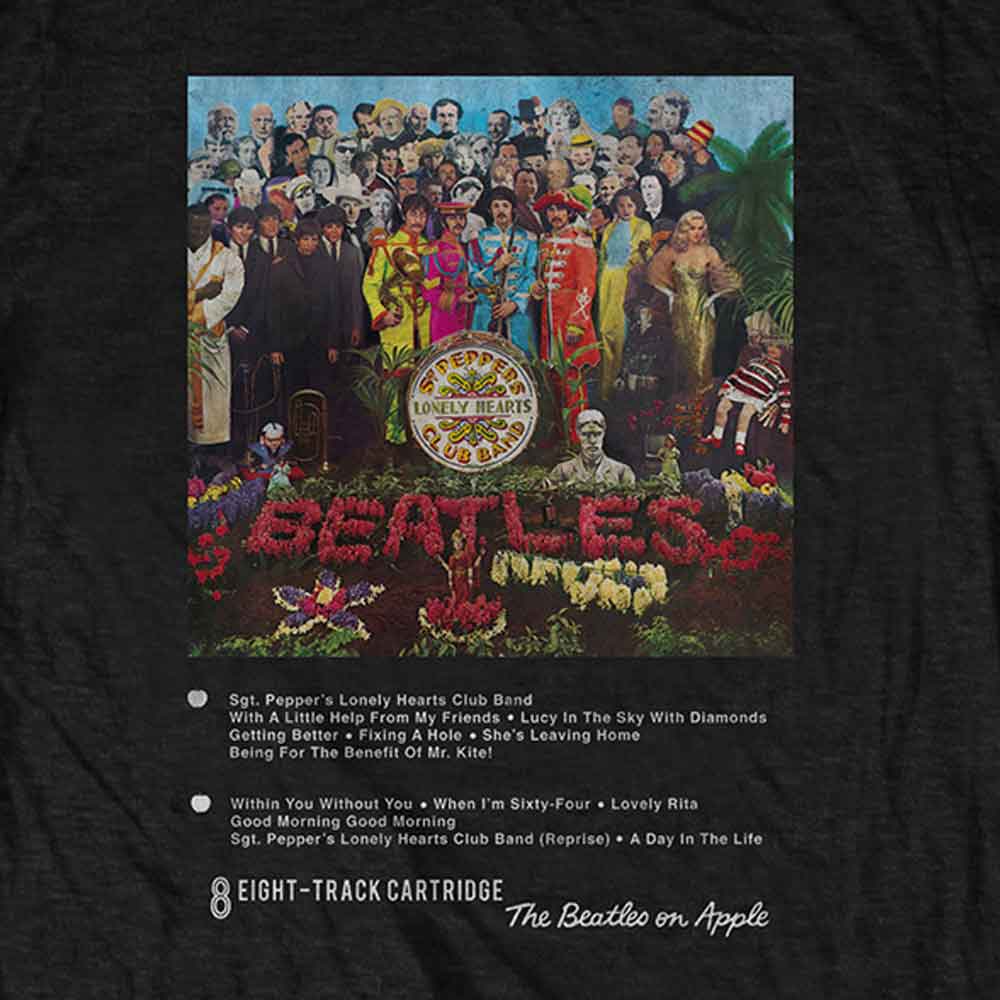 The Beatles Sgt Pepper 8 Track T Shirt