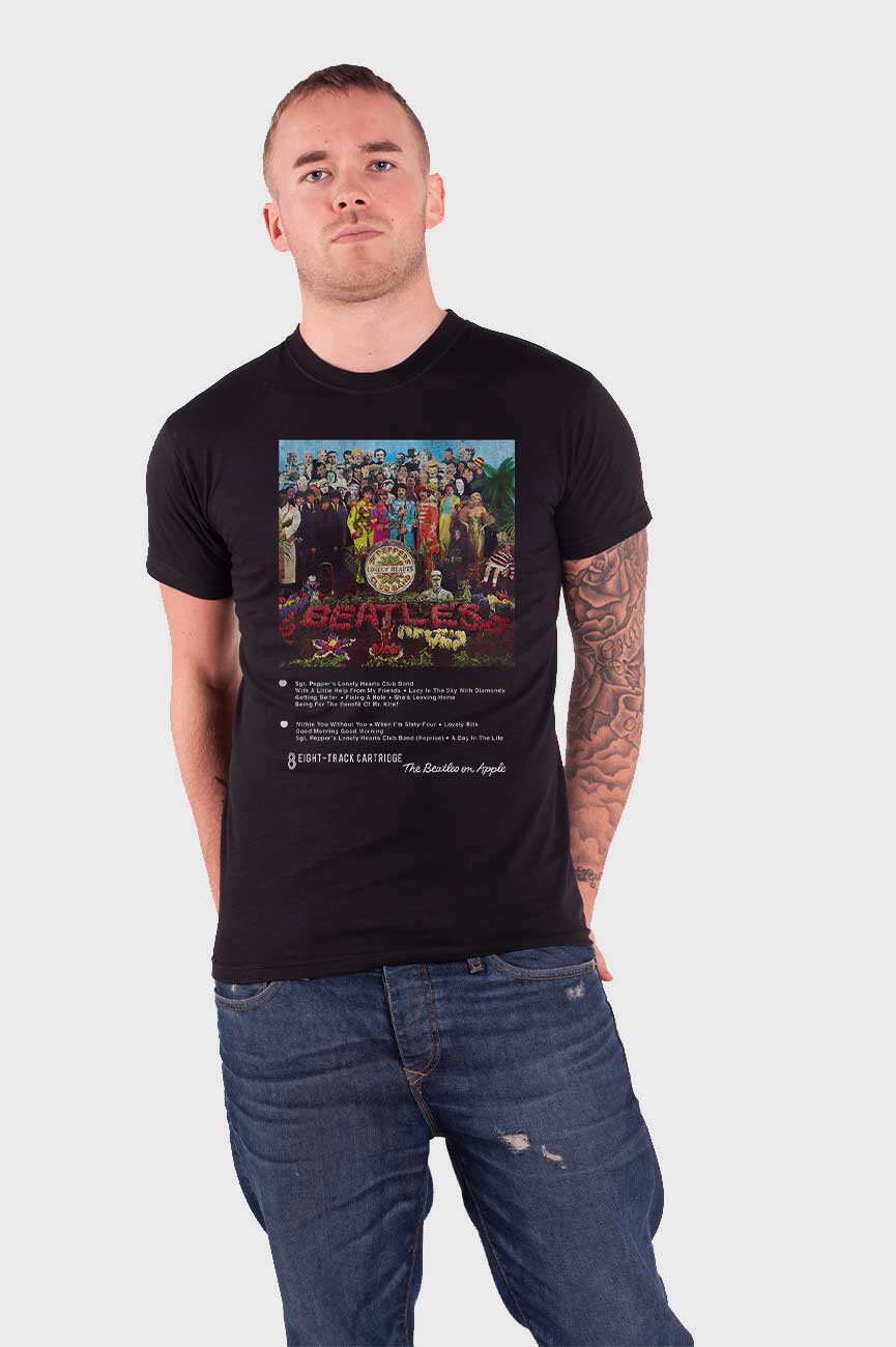 The Beatles Sgt Pepper 8 Track T Shirt