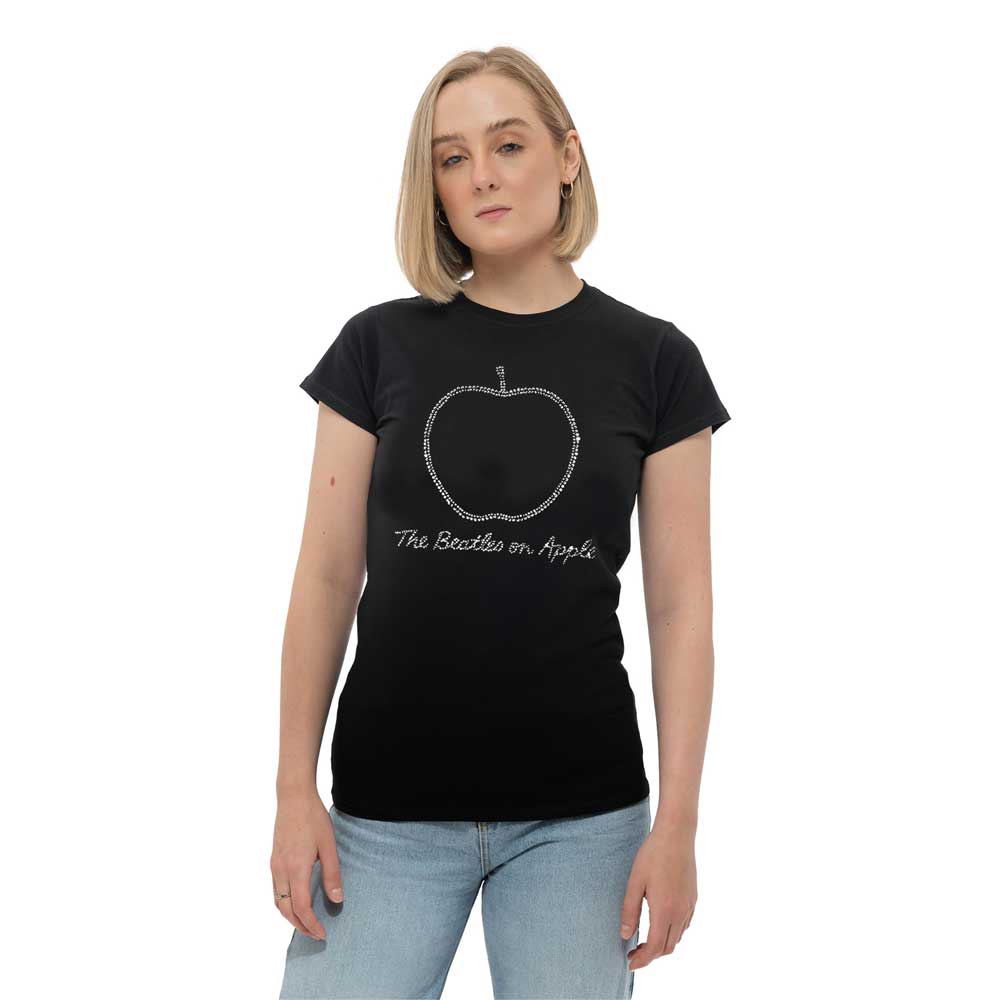 The Beatles On Apple Diamante Skinny Tee