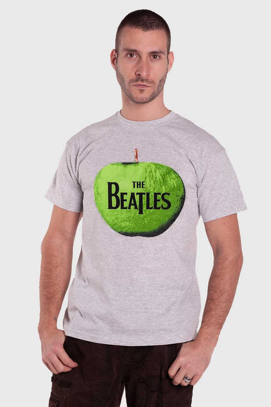 The Beatles Drop T band Logo In Apple T Shirt