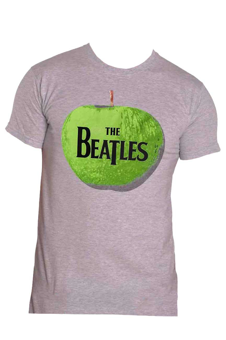 The Beatles Drop T band Logo In Apple T Shirt