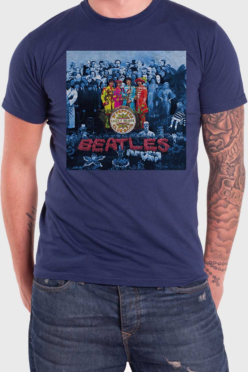 The Beatles Sgt Pepper Album Cover Tint T Shirt