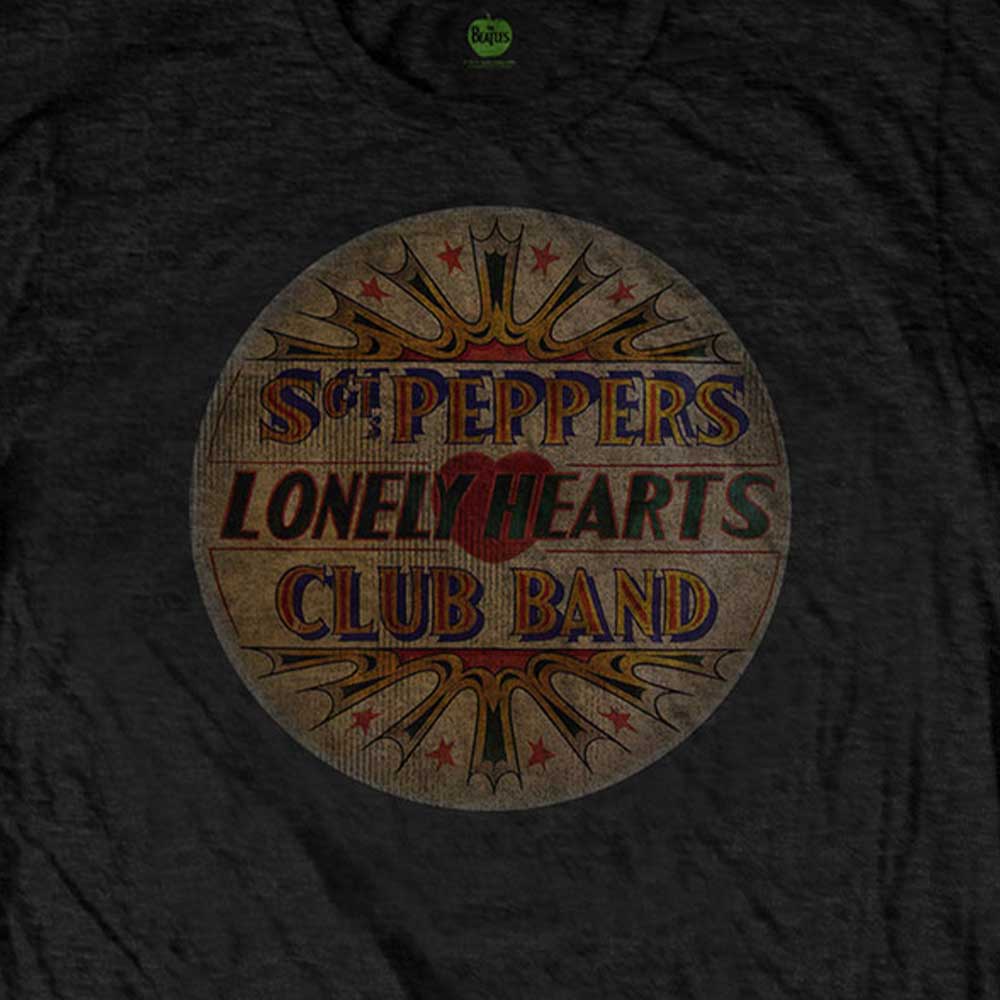 The Beatles Vintage Drum Head Sgt Pepper T Shirt