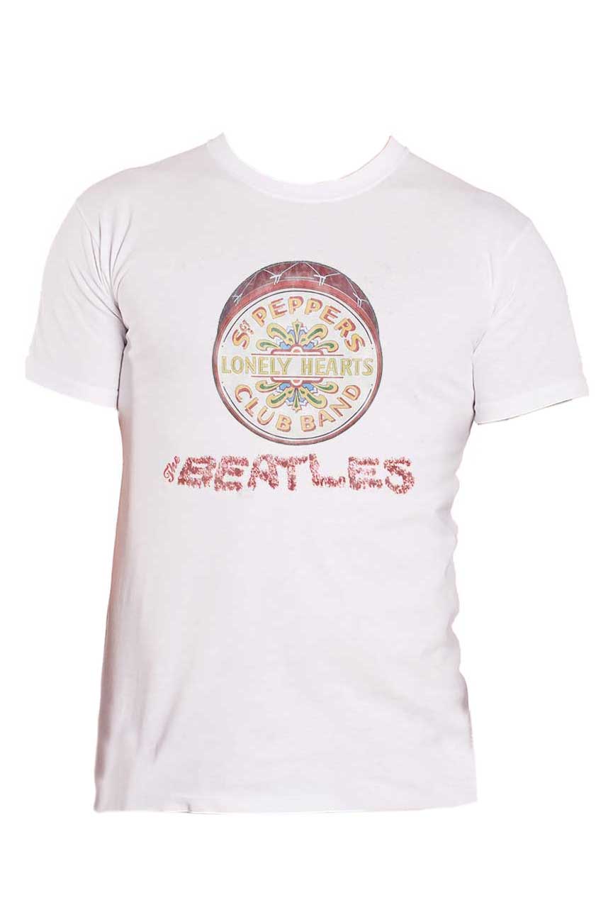 The Beatles Flowers Sgt Pepper T Shirt