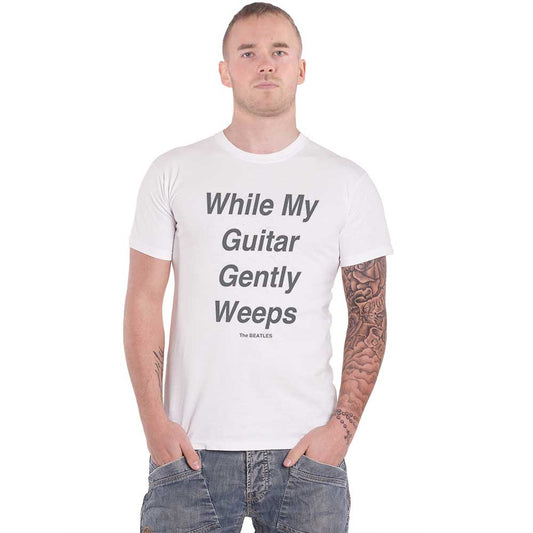 The Beatles My Guitar Gently Weeps text T Shirt