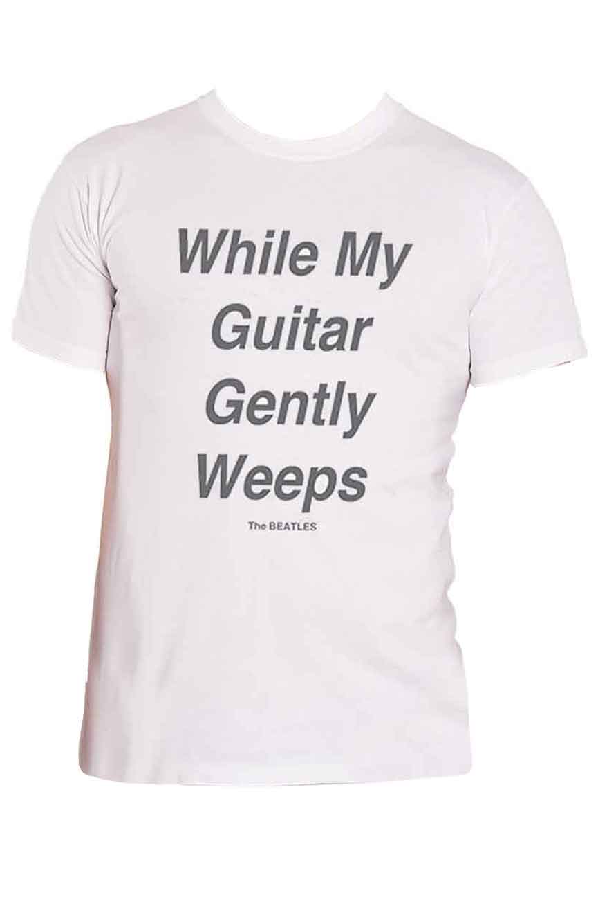 The Beatles My Guitar Gently Weeps text T Shirt