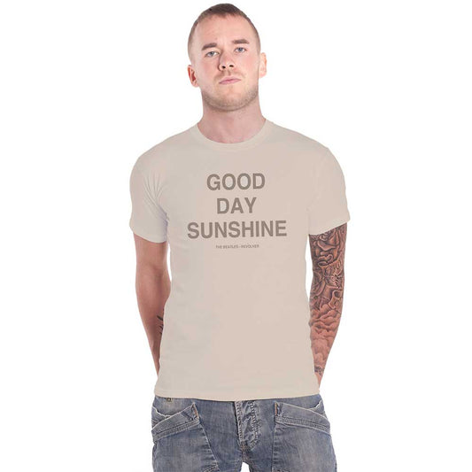 The Beatles Good Day Sunshine text T Shirt