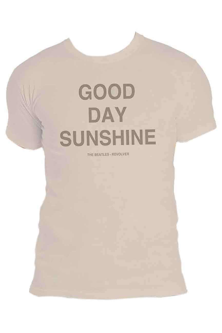 The Beatles Good Day Sunshine text T Shirt