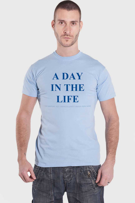 The Beatles A Day In The Life text Tee