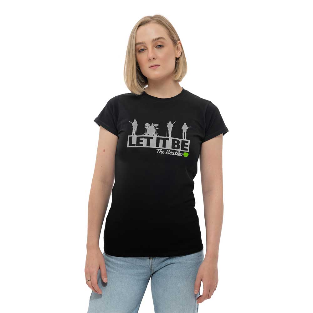 The Beatles Let It Be Rooftop Skinny Fit T Shirt