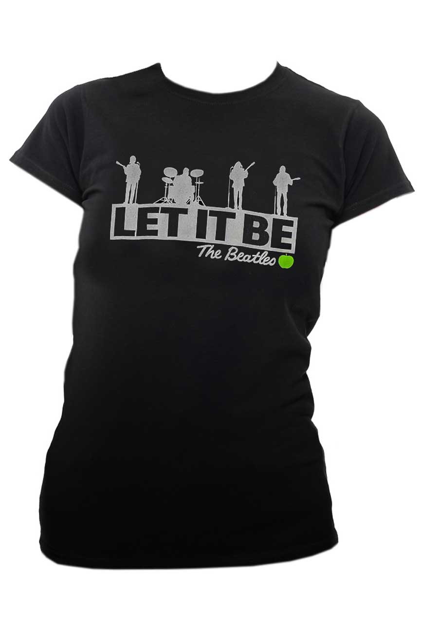 The Beatles Let It Be Rooftop Skinny Fit T Shirt