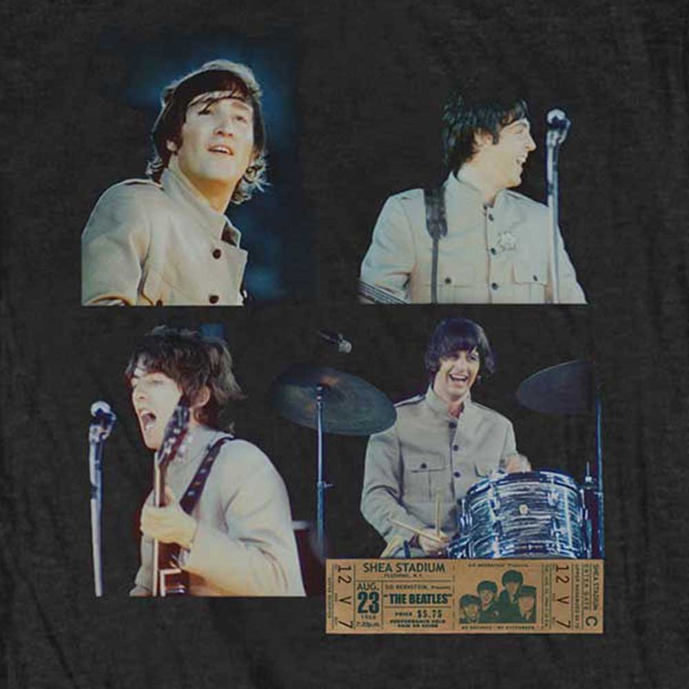 The Beatles Shea Stadium Shots Skinny Fit T Shirt