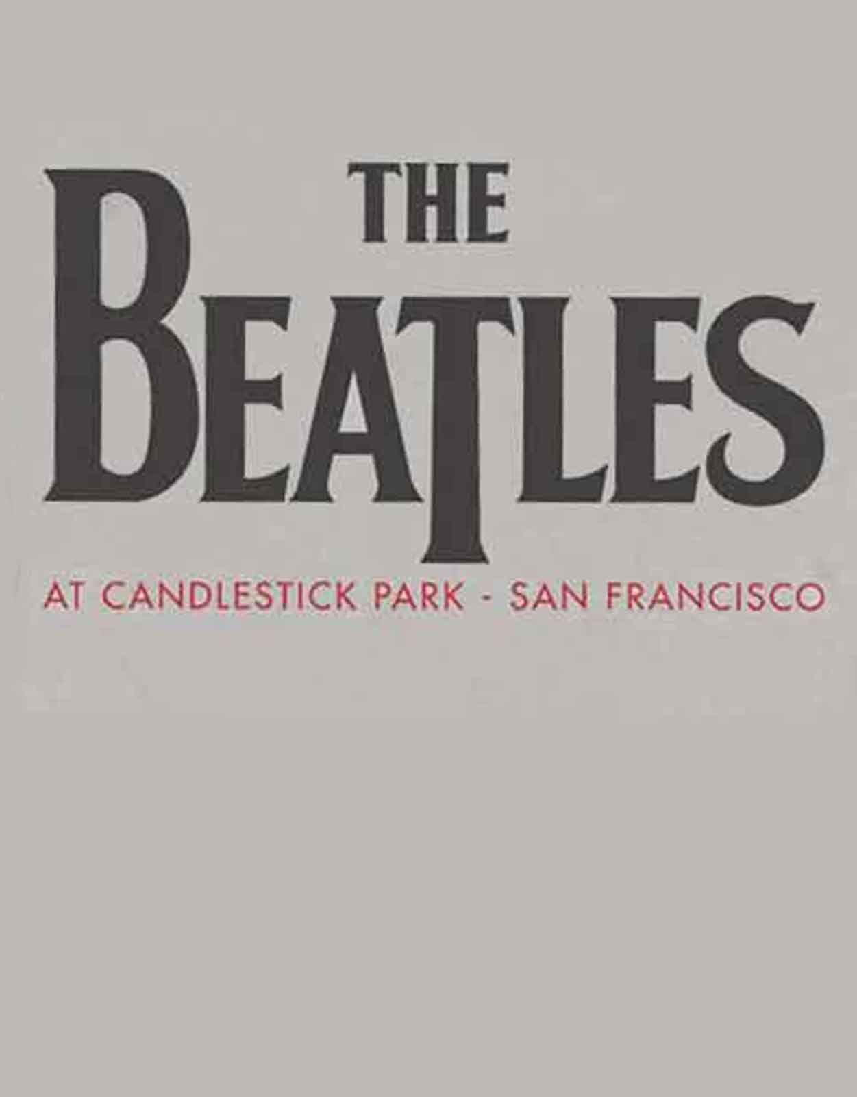 The Beatles Candlestick Park 1966 Skinny Fit T Shirt