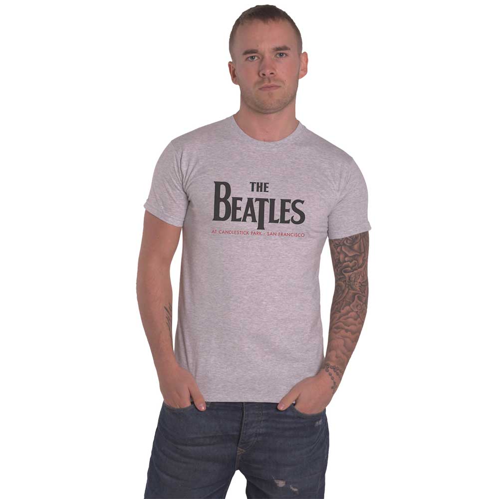 The Beatles Candlestick Park Back Print T Shirt