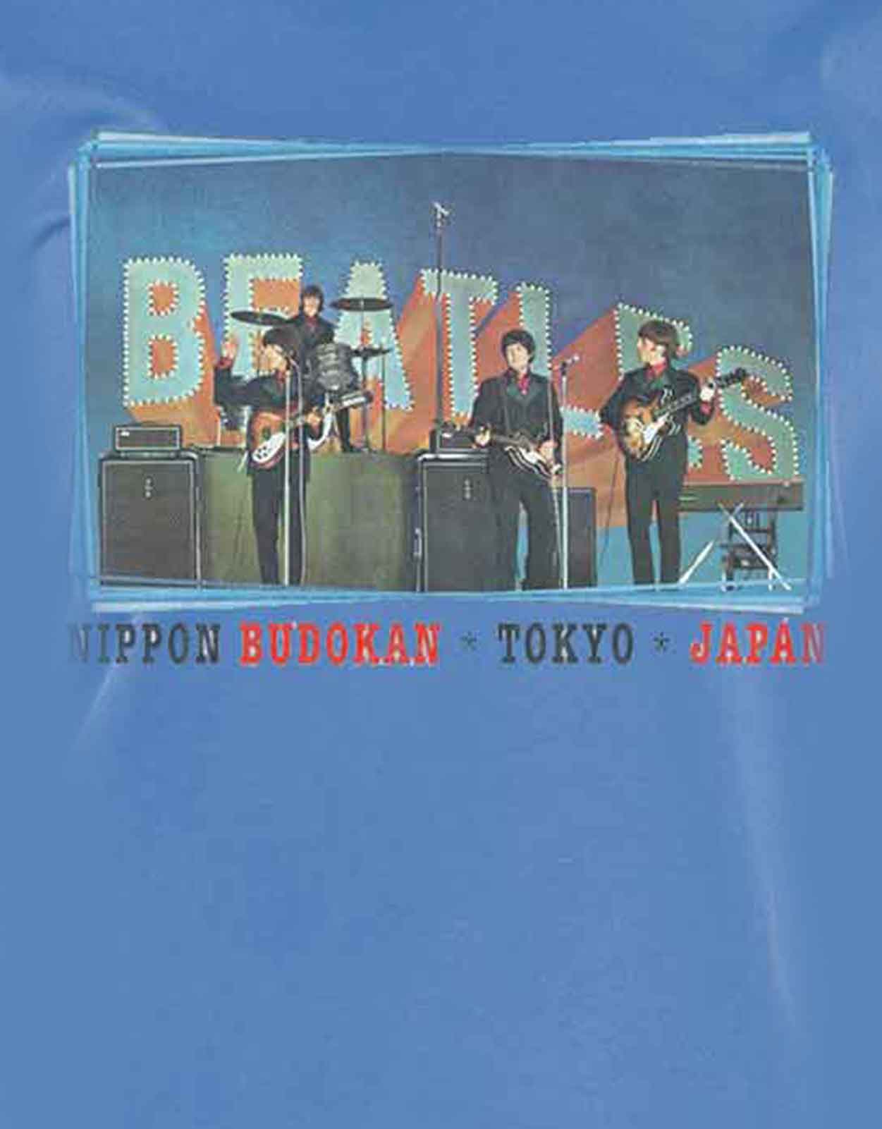 The Beatles Nippon Budokan Japan Skinny Fit T Shirt