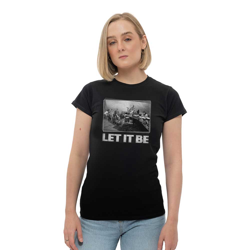 The Beatles Let It Be Studio Session Skinny Fit T Shirt