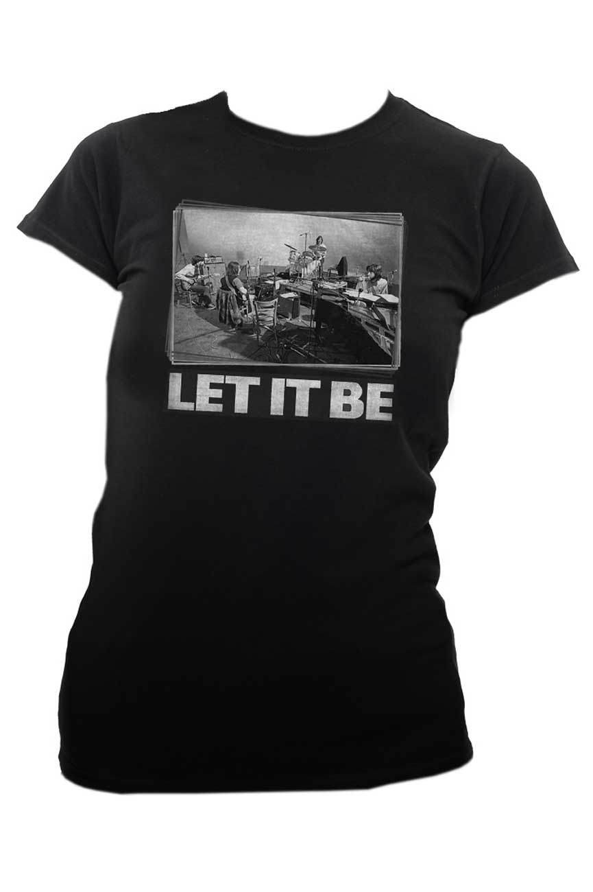 The Beatles Let It Be Studio Session Skinny Fit T Shirt