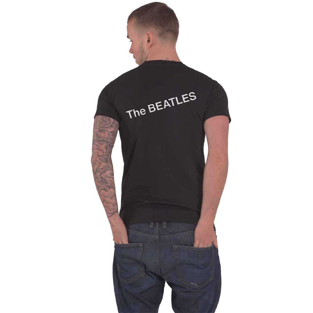 The Beatles White Album Faces Back Print T Shirt