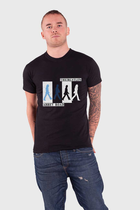 The Beatles Abbey Road Colours Crossing T Shirt