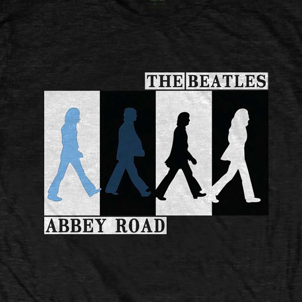 The Beatles Abbey Road Colours Crossing T Shirt