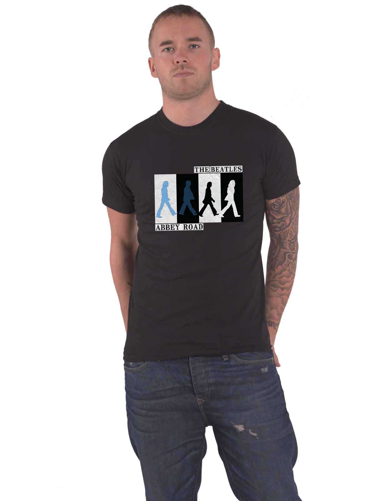 The Beatles Abbey Road Colours Crossing T Shirt