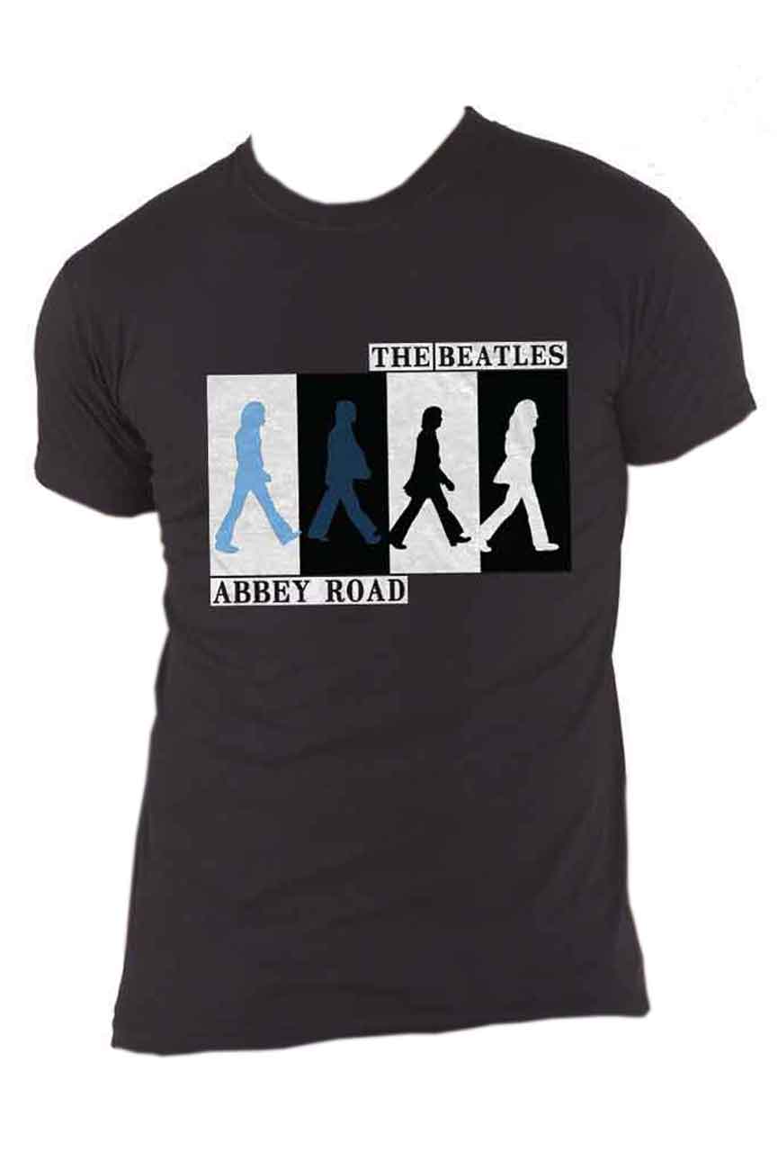 The Beatles Abbey Road Colours Crossing T Shirt