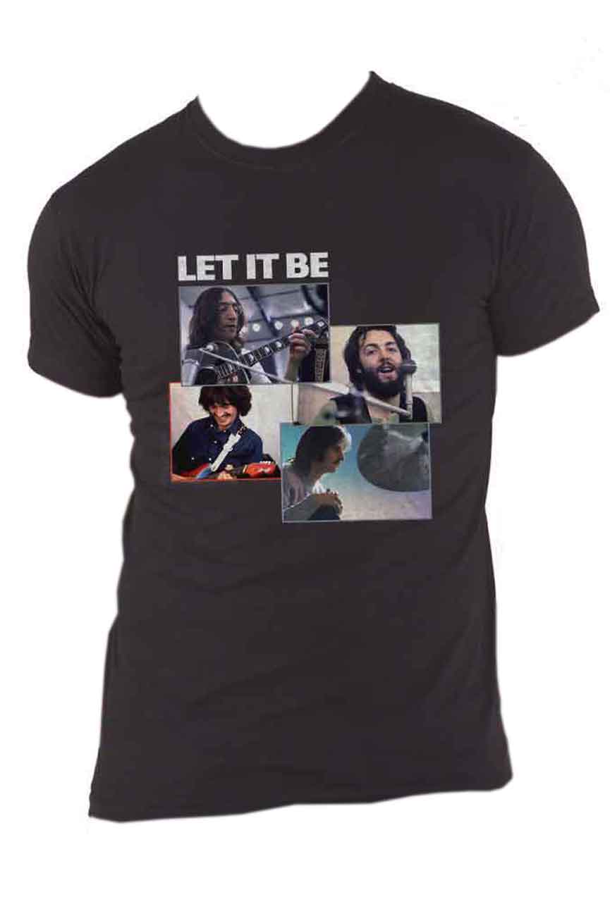 The Beatles Let It Be Recording Shots T Shirt