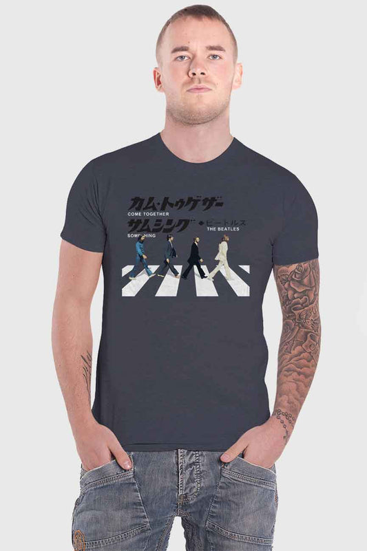 The Beatles Abbey Road Japanese Logo T Shirt