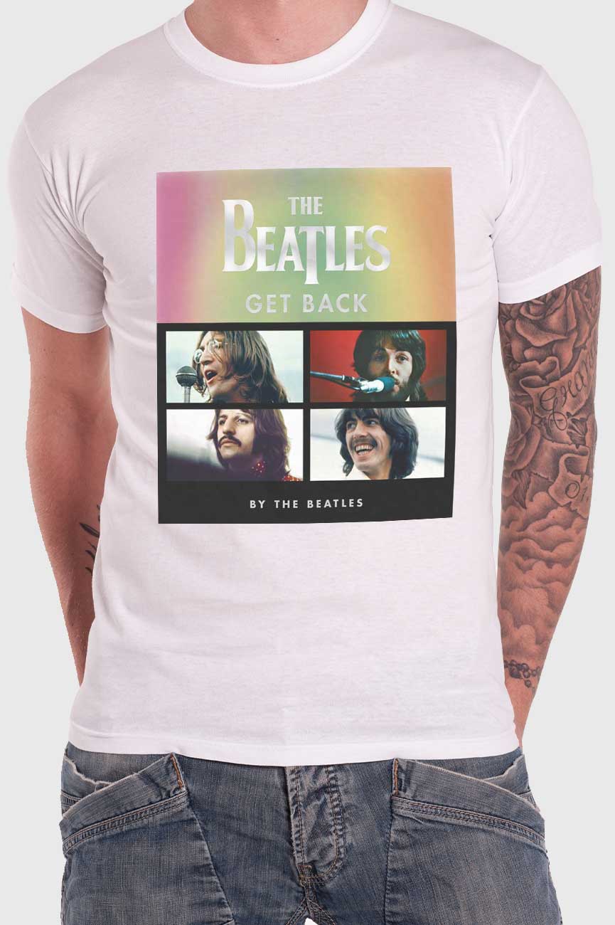 The Beatles Get Back Album Faces T Shirt