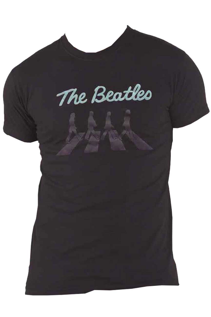 The Beatles Abbey Road Crossing Silhouettes T Shirt