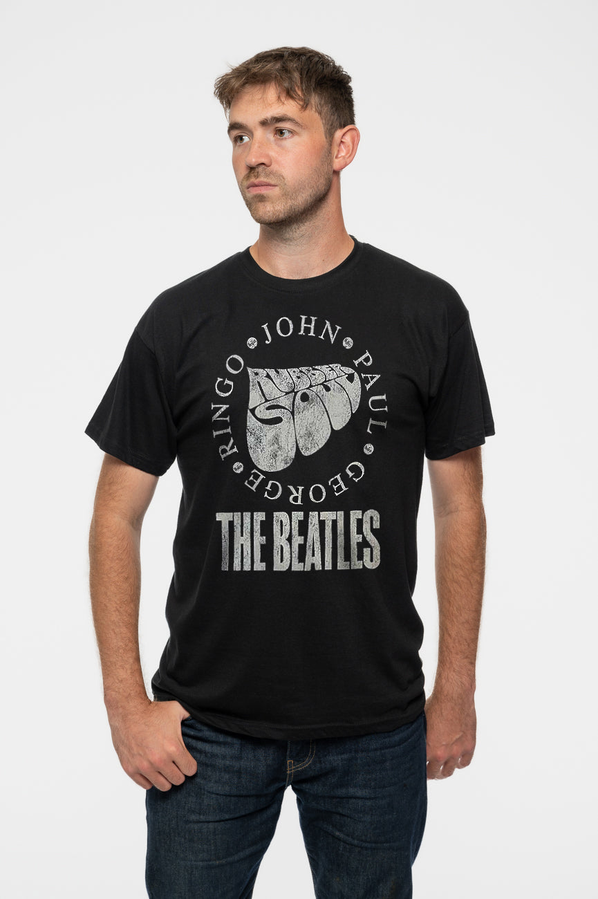 The Beatles Rubber Soul Names T Shirt