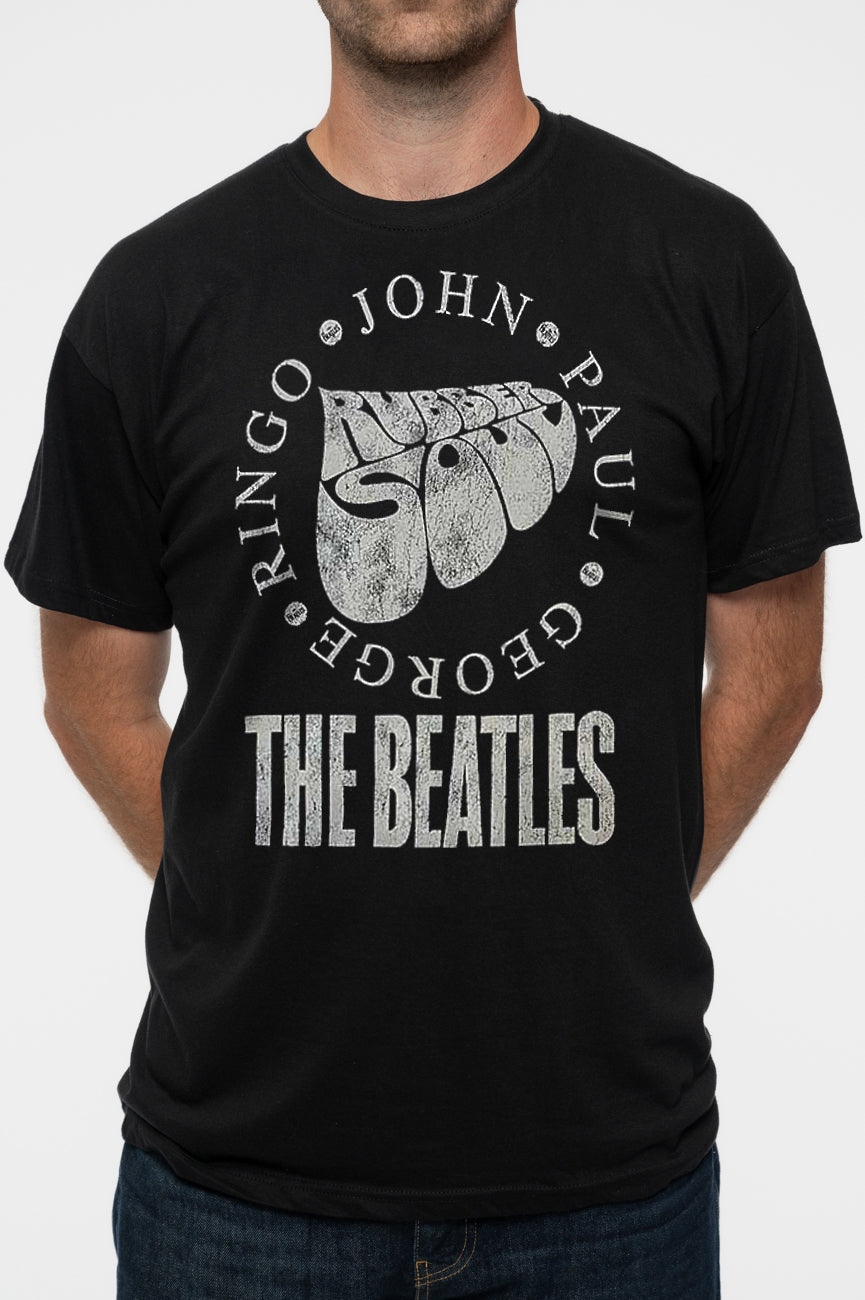 The Beatles Rubber Soul Names T Shirt