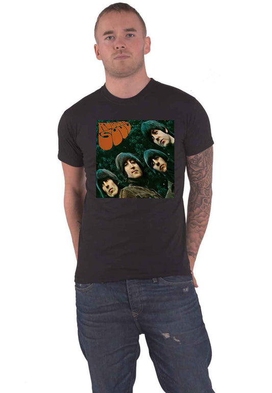 The Beatles Rubber Soul Album Cover T Shirt