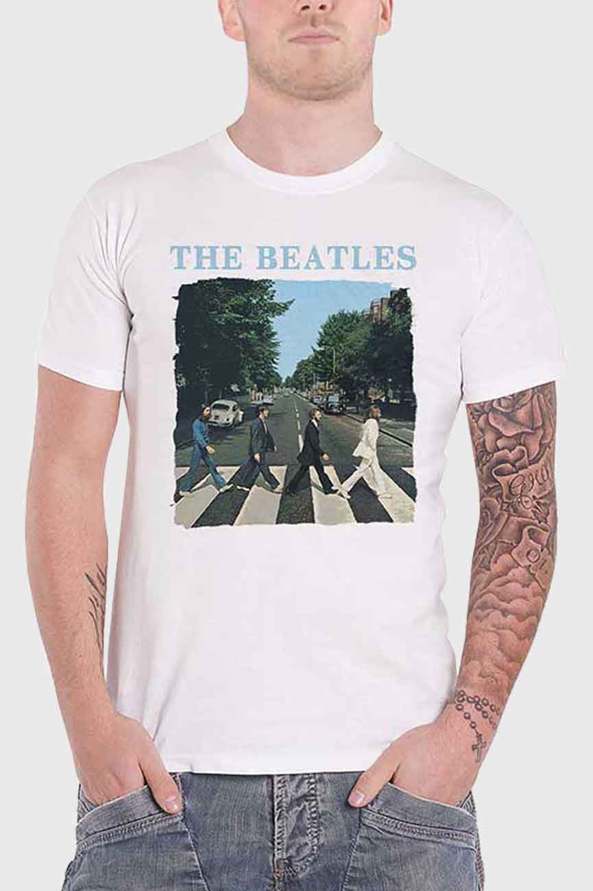 The Beatles Abbey Road & Logo T Shirt