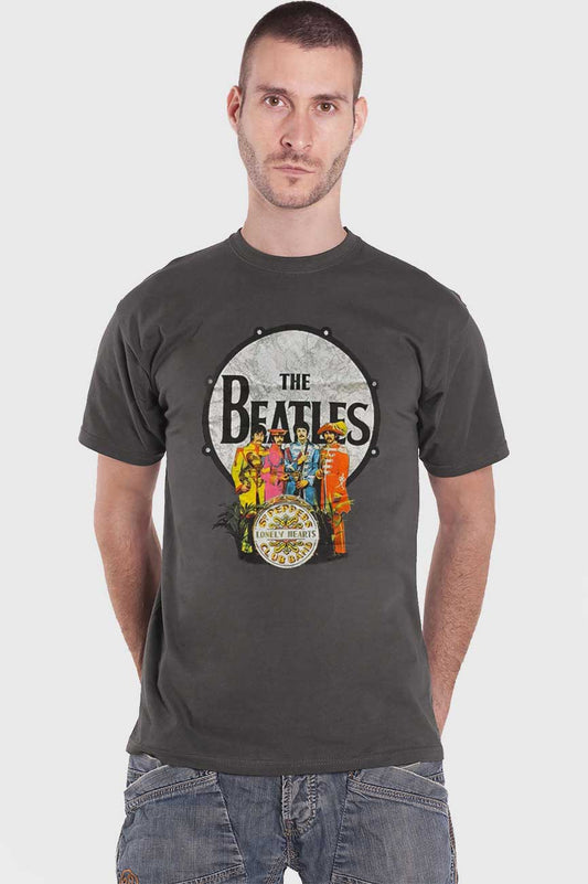 The Beatles Sgt Pepper and Drum T Shirt