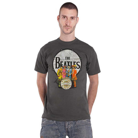 The Beatles Sgt Pepper and Drum T Shirt