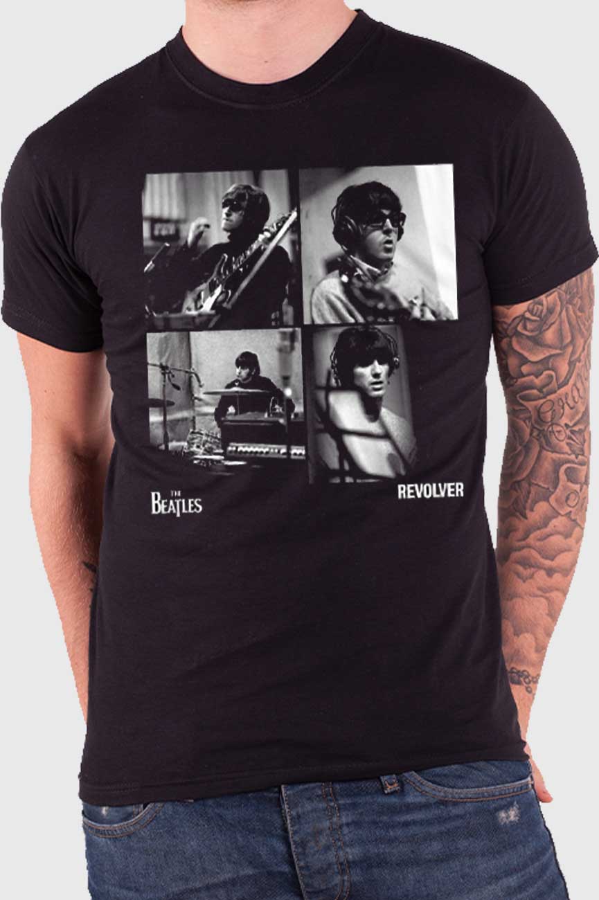 The Beatles Revolver Studio Shots T Shirt