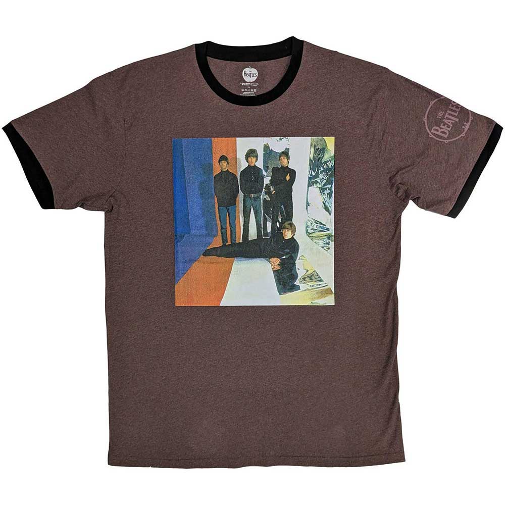 The Beatles Photo Stripes Ringer T Shirt